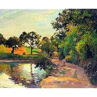 Amazon.co.jp: 10 の有名な絵画 - エラニーの野原 1885 カミーユ